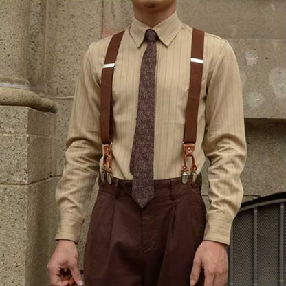Men's Long Sleeve Button Up Dress Shirt - 
Fashinoza