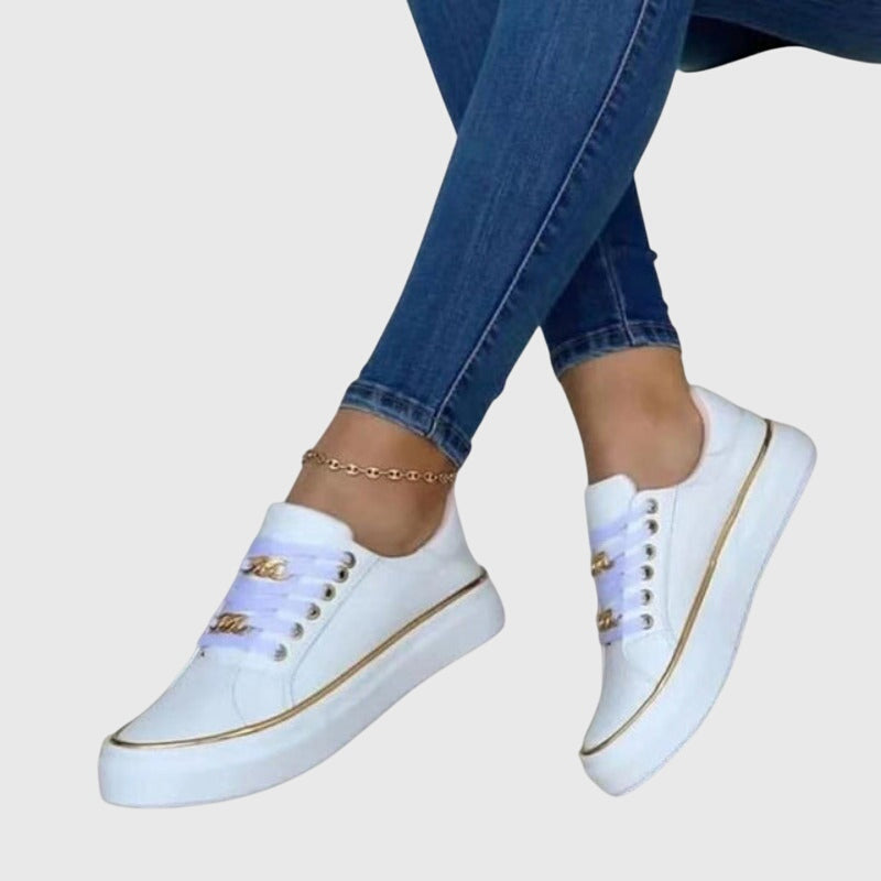 Women's Lace-Up Sneakers Arch Support