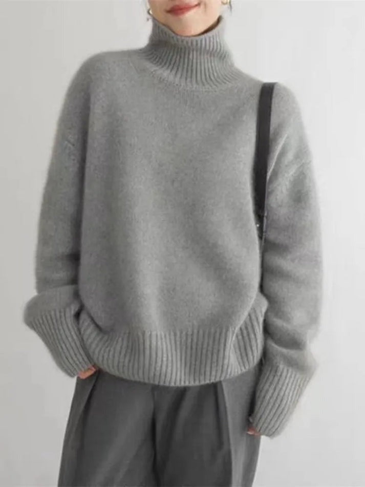 Addison | Women’s Turtleneck Long Sleeve Sweater