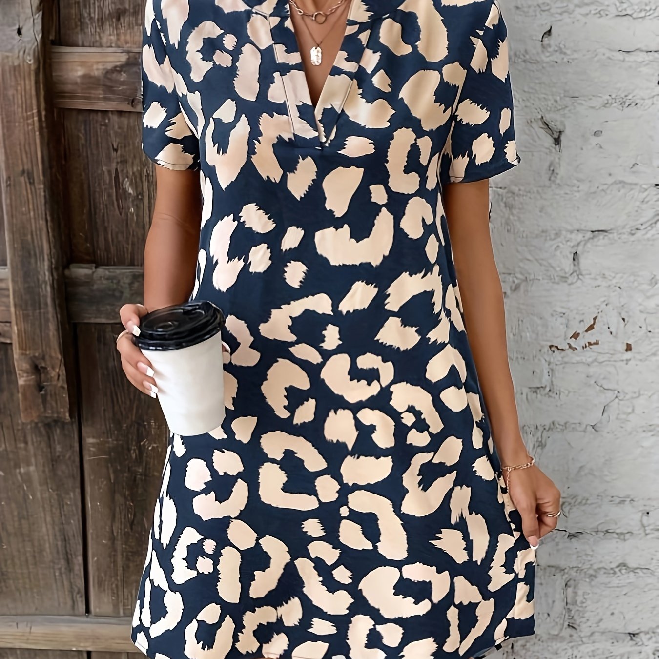 Casual Vacation Women's Printed Dress