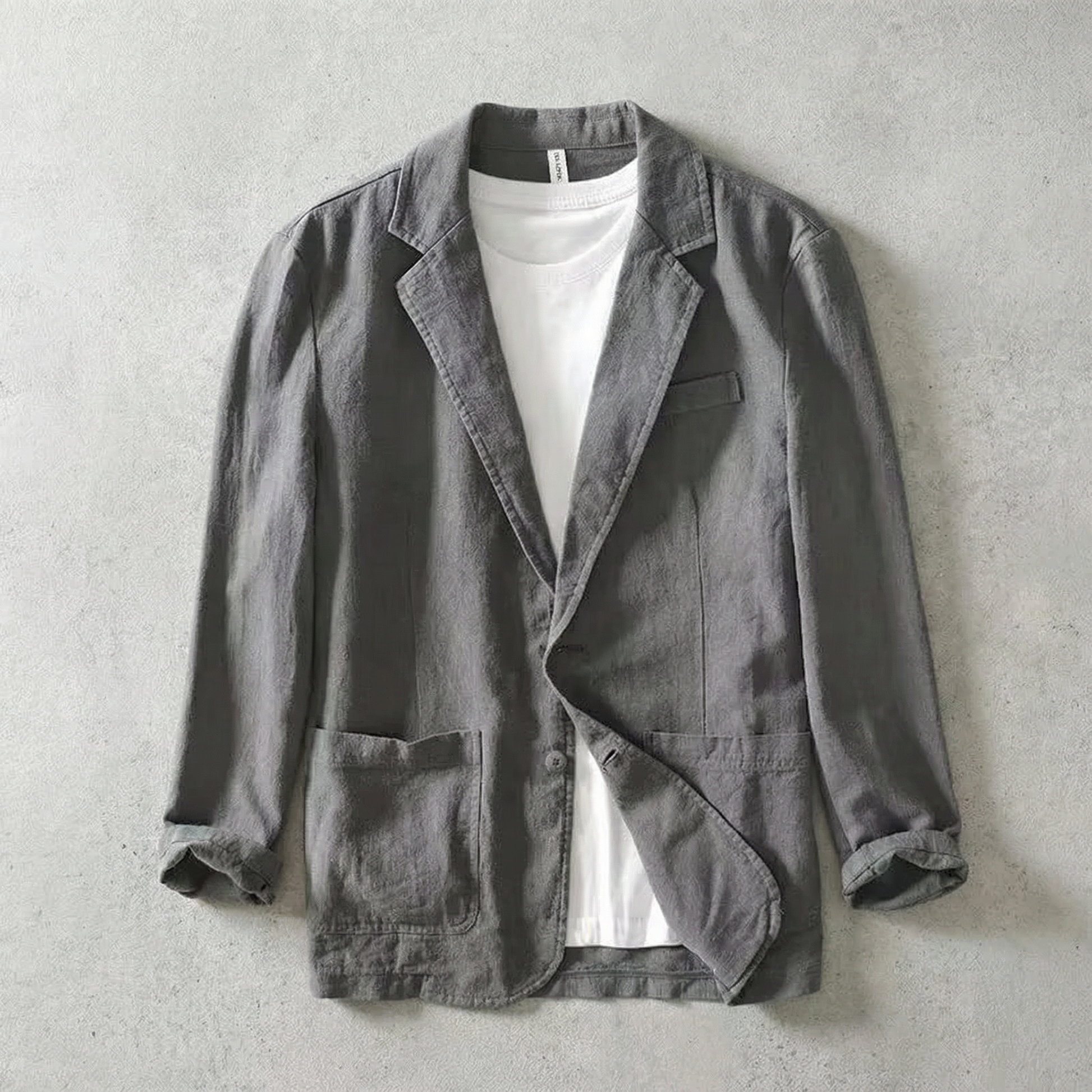 Linen Jacket - 
Fashinoza