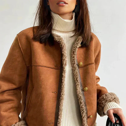 Women's Straight Cut Jacket - Fashinoza