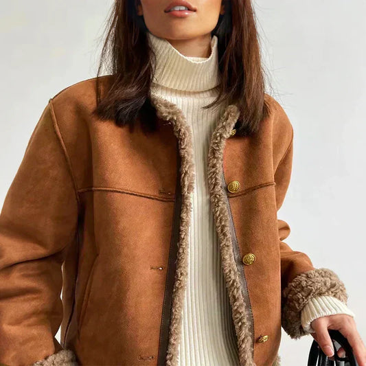 Women's Straight Cut Jacket - Fashinoza