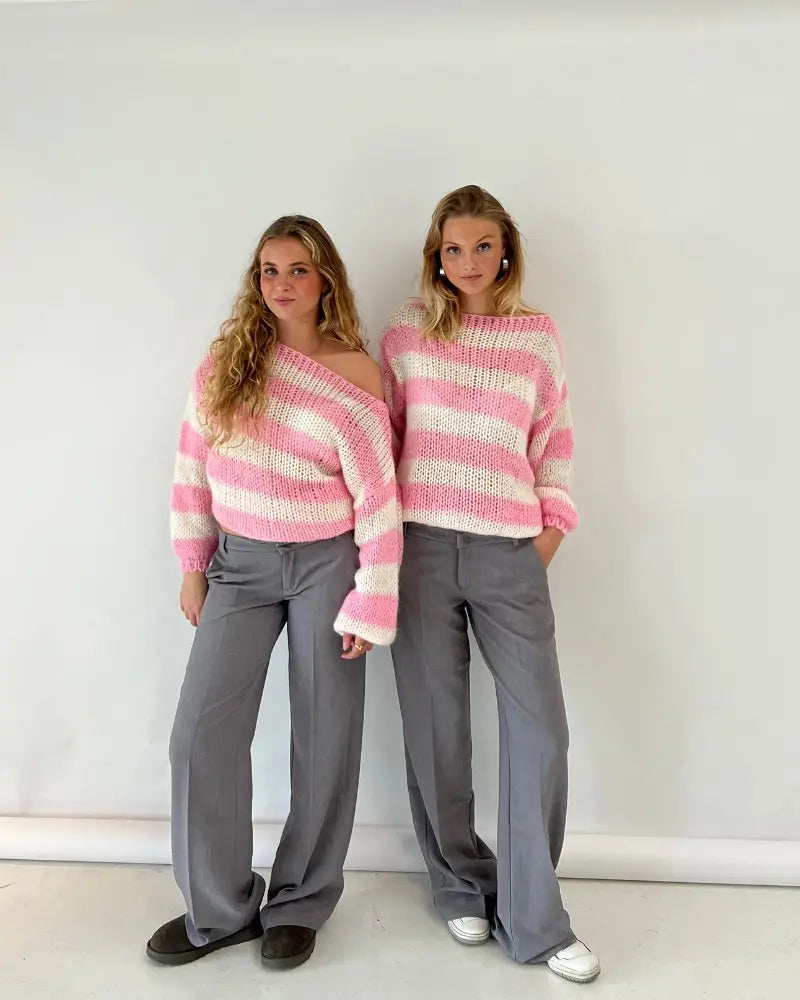 Women's Asymmetrical Long Sleeve Sweater Textured