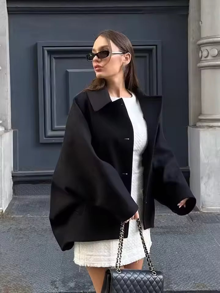 Women's Short Button Front Jacket