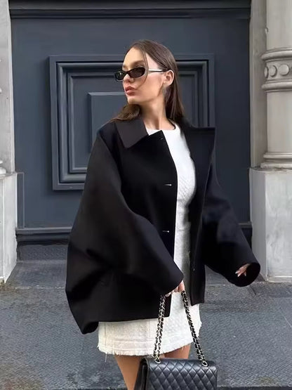 Women's Short Button Front Jacket