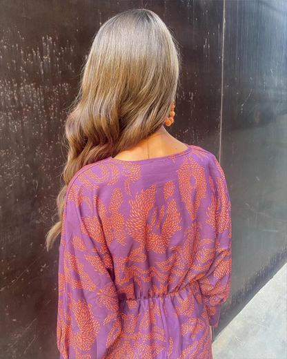Women's Printed Midi Dress