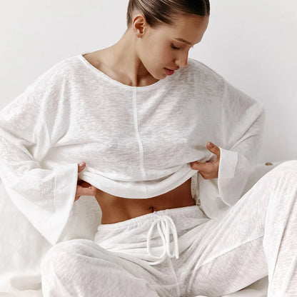 Women's Long Sleeve Loungewear Set