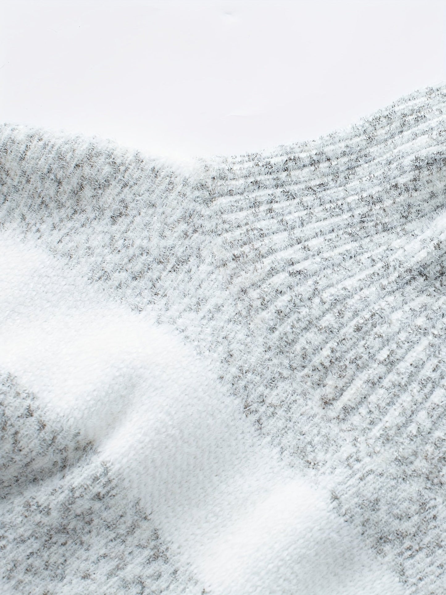 Women's Striped Turtleneck Sweater Long Sleeves