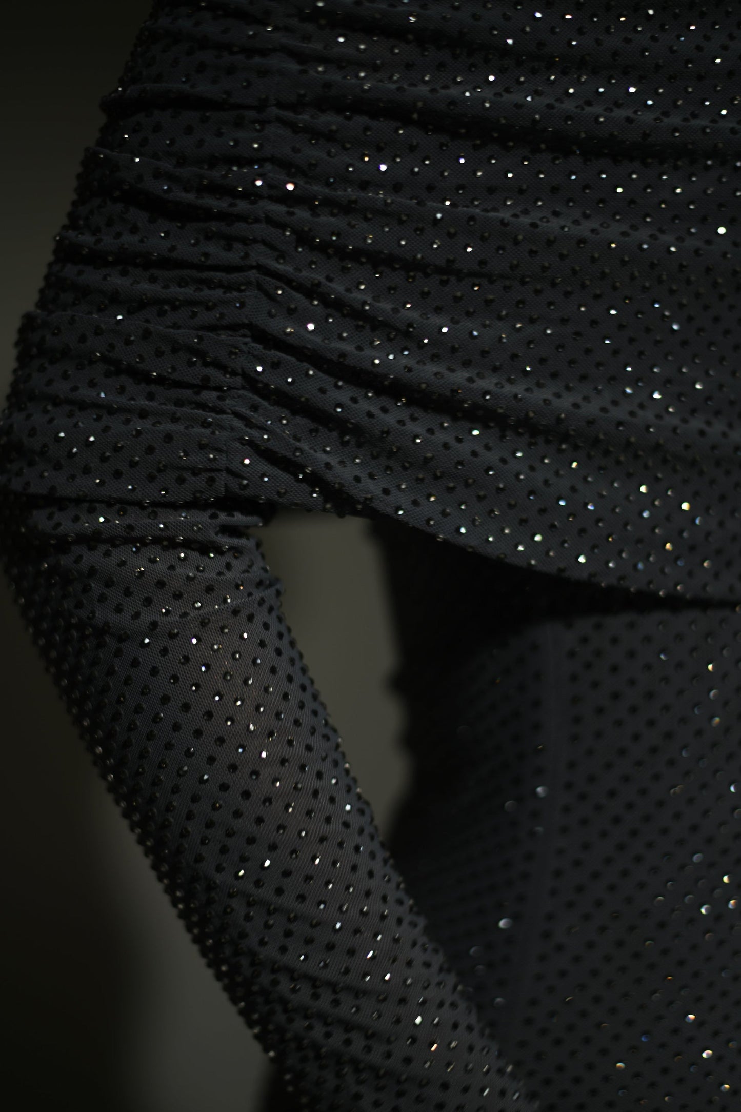 Women's Long Sleeve Maxi Dress Glitter Wrap