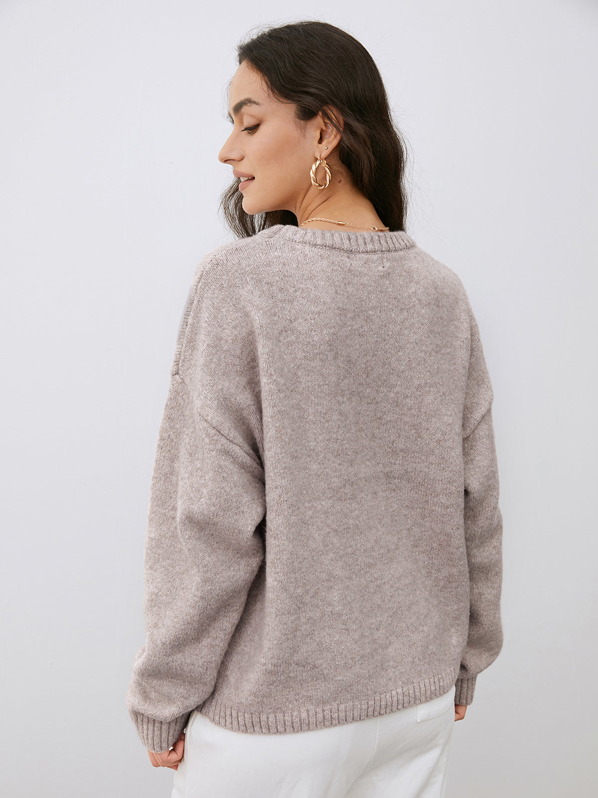 Women's Round Neck Knit Sweater