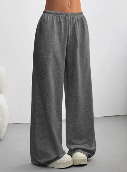Women's Wide Leg Pants Elastic Waist Drawstring