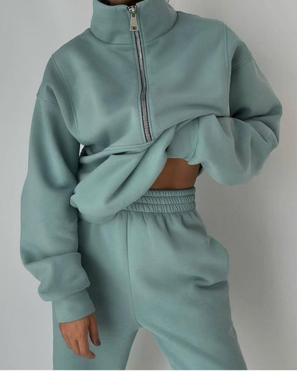 Amelia | Women Spring Zip Up Loungewear Set