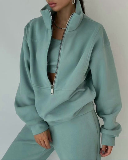 Amelia | Women Spring Zip Up Loungewear Set