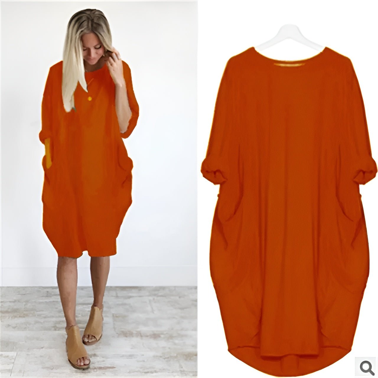 Elegant Women's Pocket Dress