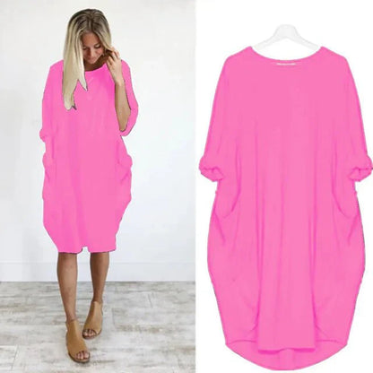 Elegant Women's Pocket Dress