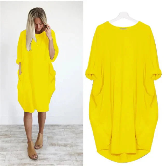 Elegant Women's Pocket Dress