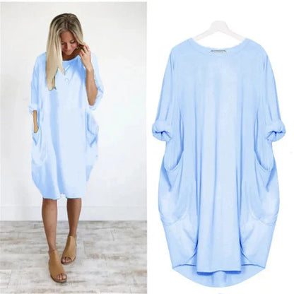 Elegant Women's Pocket Dress
