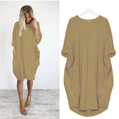 Elegant Women's Pocket Dress
