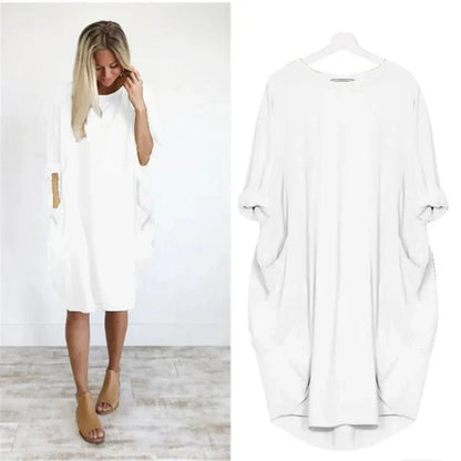 Elegant Women's Pocket Dress