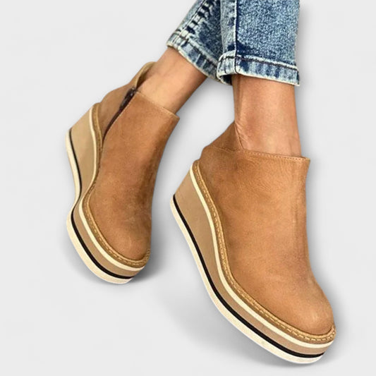 Women's Orthopedic Wedge Boots - Fashinoza