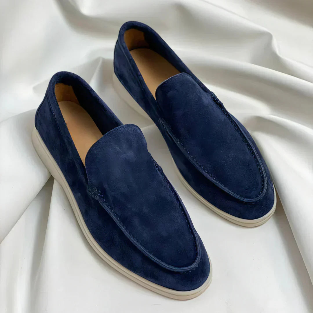 Minimal Slip-On Loafer Sneakers