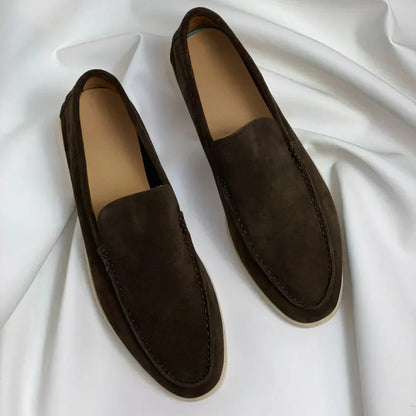 Minimal Slip-On Loafer Sneakers