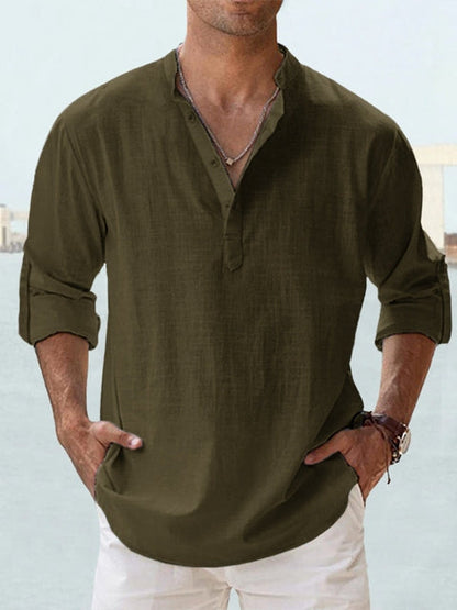 Men's Casual Shirt Relaxed Fit Breathable