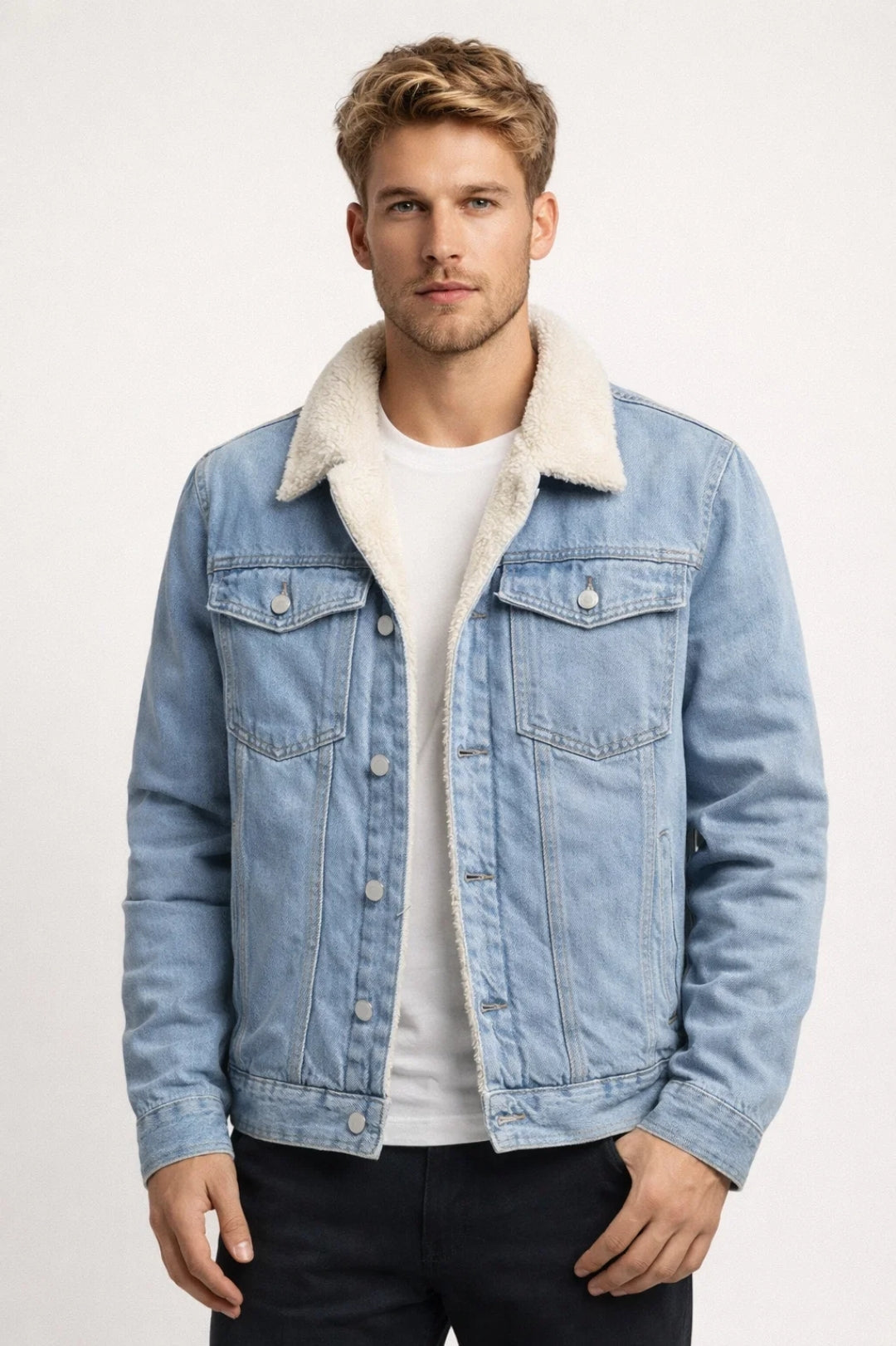 Men's Trucker Jacket - Fashinoza