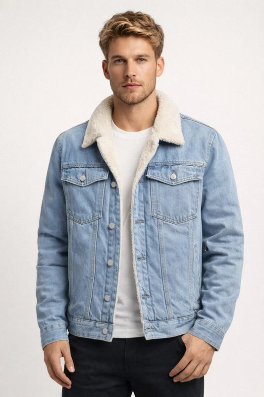 Men's Trucker Jacket - Fashinoza