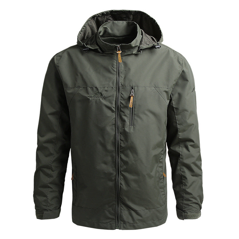 Men's Full Zip Hooded Jacket - Fashinoza