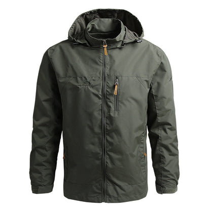Men's Full Zip Hooded Jacket - Fashinoza