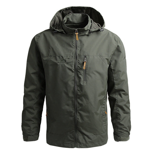 Men's Full Zip Hooded Jacket - Fashinoza