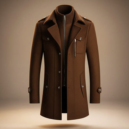 Matteo Legacy Men's Virgin Wool Overcoat