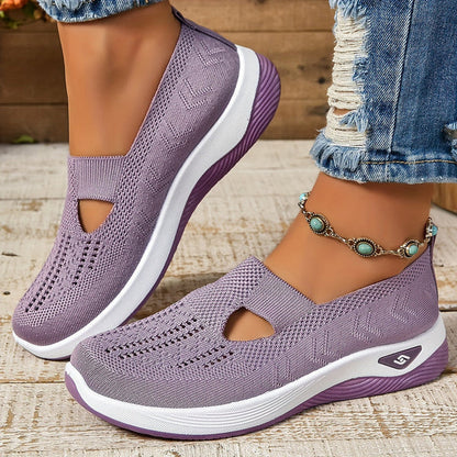 Women's Slip-On Sneakers Closed-Toe