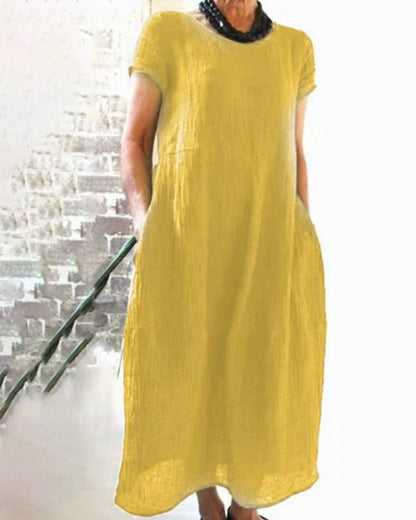 Image of Delilah | Women's Relaxed Fit Midi Dress