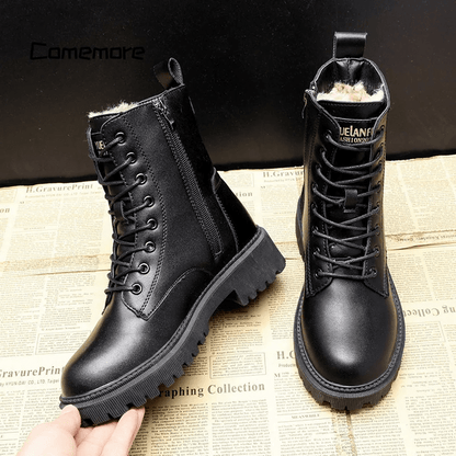 Women's Ankle Boots Rounded Toe Low Heel