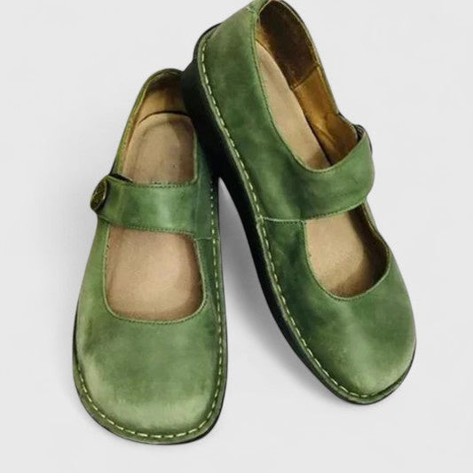 Makayla | Womens Strap Detail Slip On Shoes