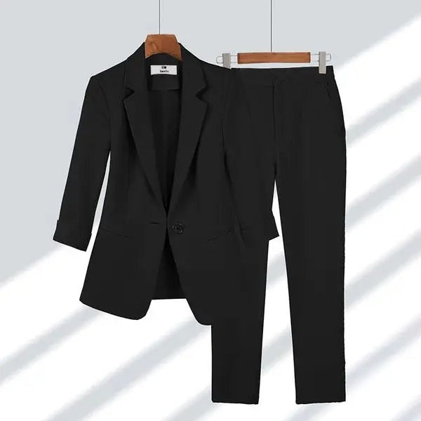 Womens Elegant Jacket Pants Suit