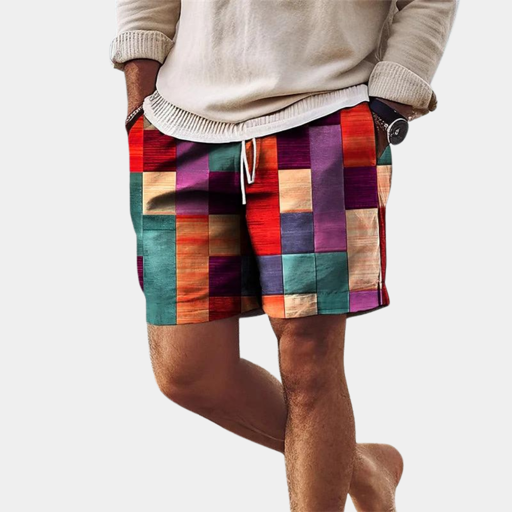 Men's Printed Casual Shorts - Fashinoza