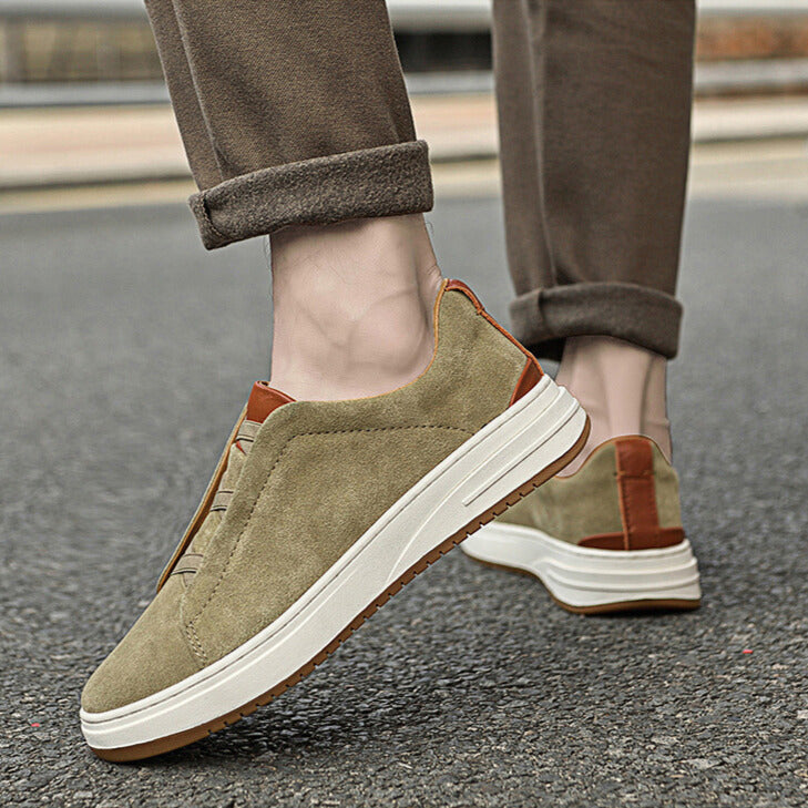 Men's Cowhide Casual Sneakers