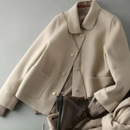 Women's Winter Jacket Button Down Warm - Fashinoza