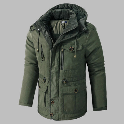 Men's Multi-Pocket Winter Jacket