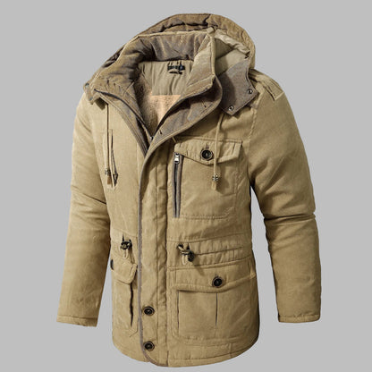Men's Multi-Pocket Winter Jacket