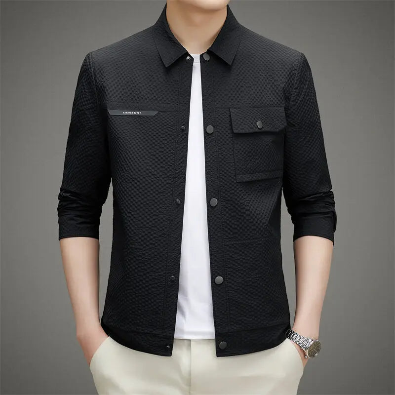 Men's Classic Shirt Jacket Chest Pocket