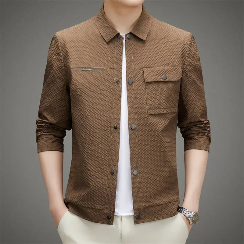 Men's Classic Shirt Jacket Chest Pocket
