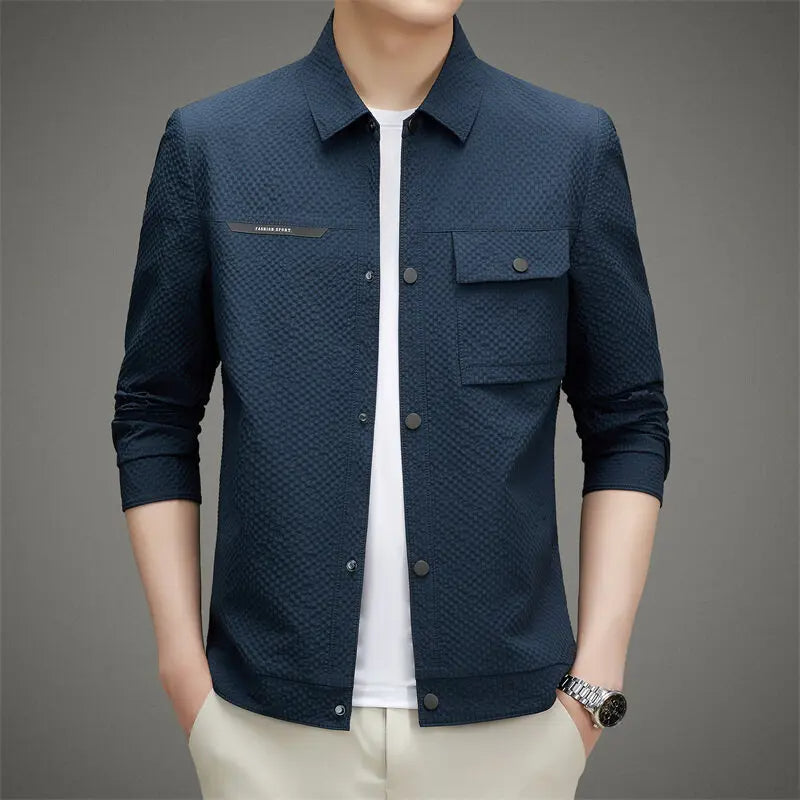 Men's Classic Shirt Jacket Chest Pocket