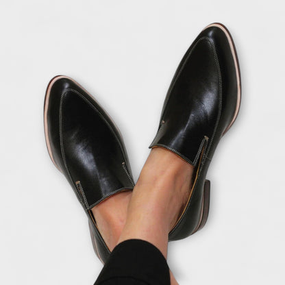 Fiona | Womens Classic Slip On Flat Loafers