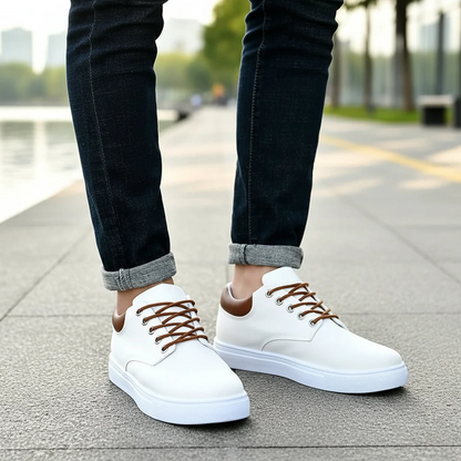 Men’s Two-Tone Lace-Up Sneakers