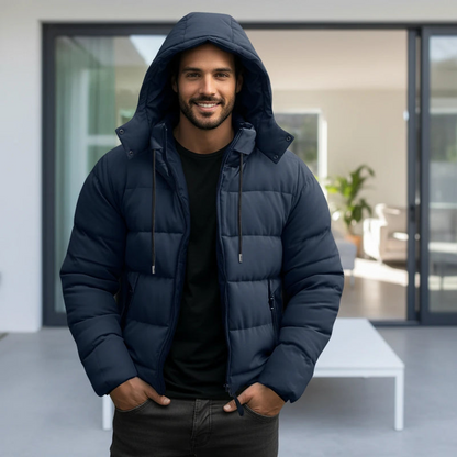 Men’s Hooded Quilted Puffer Jacket